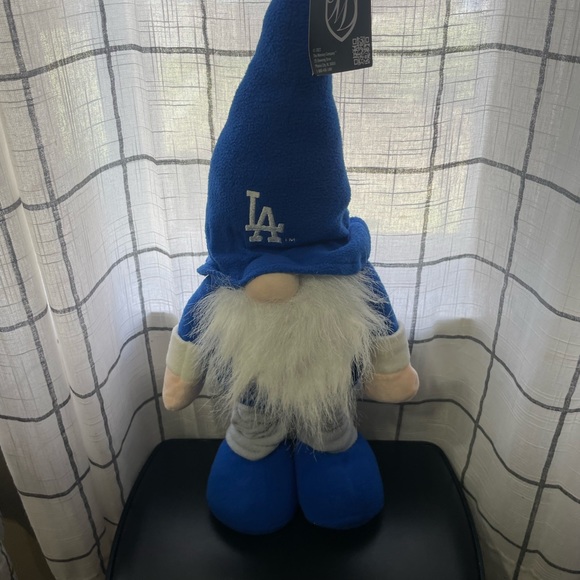 NWT 44.5 H Los Angeles Dodgers Extending legs Standing Gnome - Picture 4 of 8